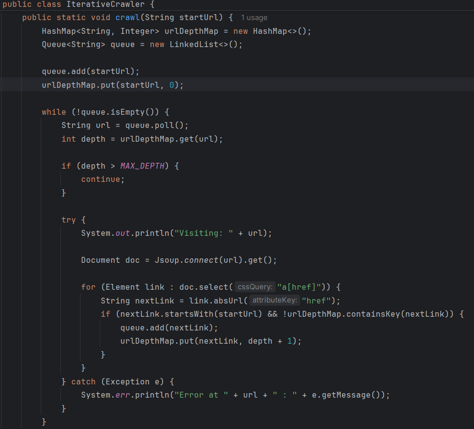 Code version itérative